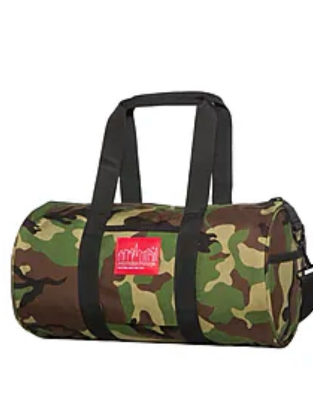 Camouflage Canvas Duffel Bag - Green Camo
